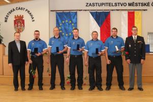 Udělování záslužných medailí příslušníkům policií, HZS a ZZS HMP (11.10.2022)